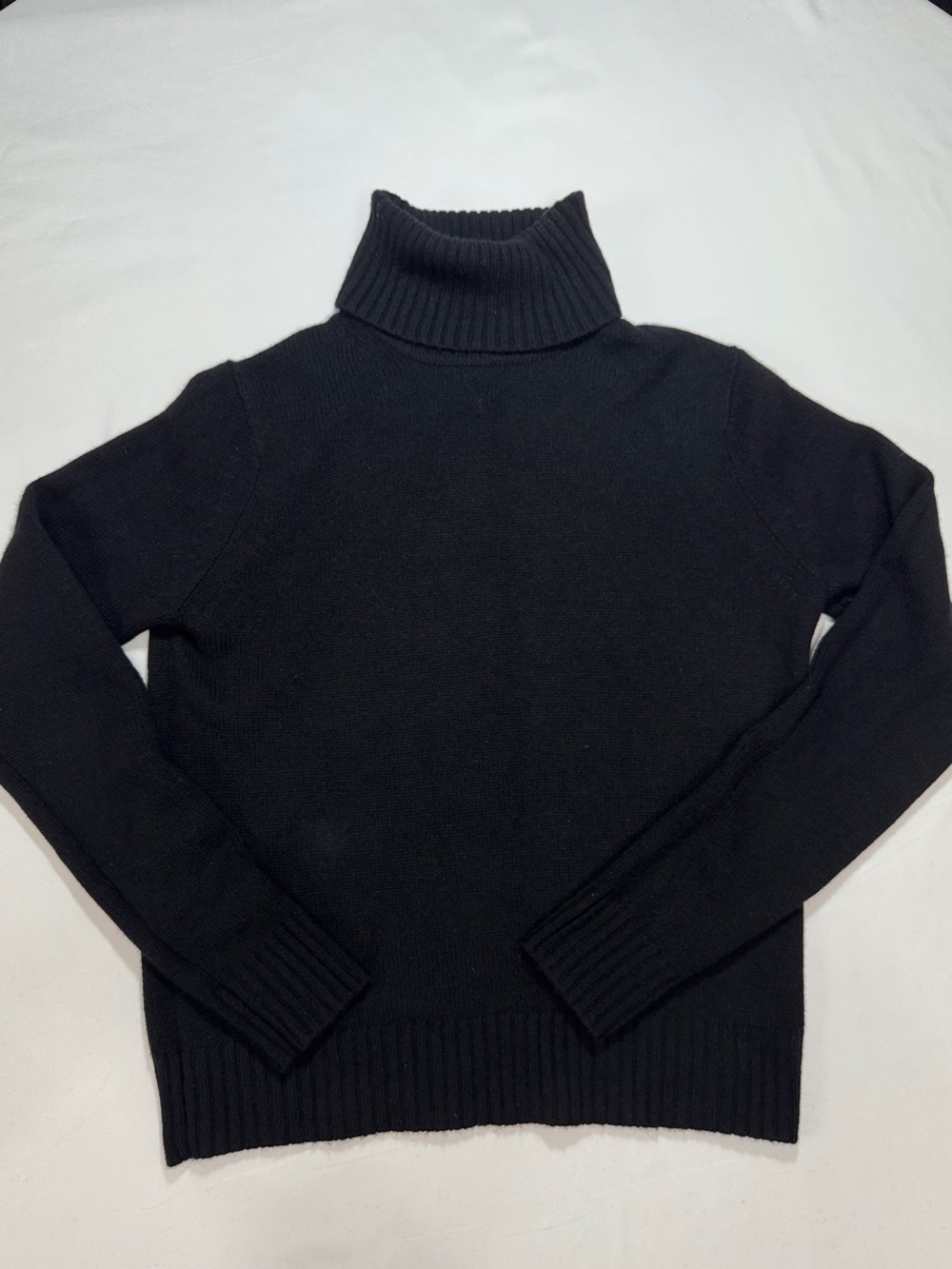 George 100% Cashmere Large Turtleneck Sweater Quiet Luxury Minimalist
